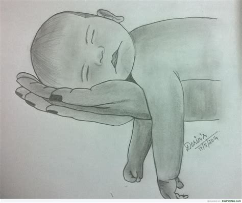Feel free to explore, study and enjoy paintings with paintingvalley.com. Baby Pencil Drawing at GetDrawings | Free download