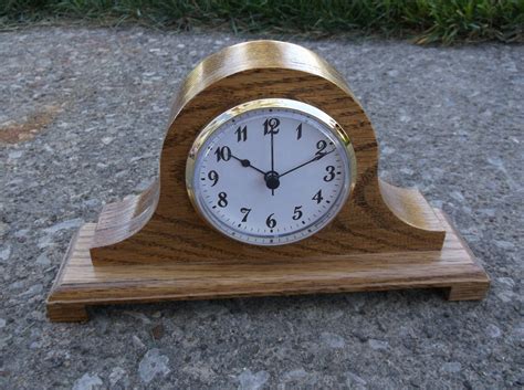 Homemade Wooden Mantel Desk Or Dresser Clock By Shoponthebigcorner
