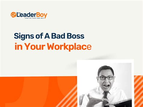 50 Signs Of A Bad Boss Red Flags To Watch Out For In The Workplace