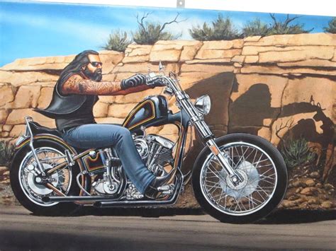 David Mann Motorbiker Tshirt Biker Art Motorcycle Art Motorcycle