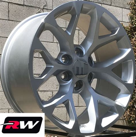 20 X9 Inch Rw 5668 Wheels For Chevy Truck Machined Silver Rims 6x1397