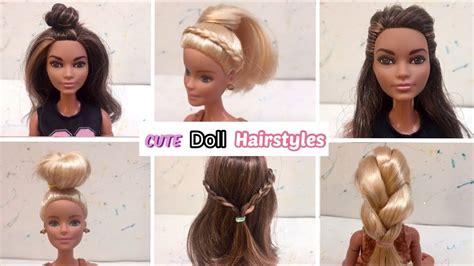 Diy Barbie Hair Transformations Barbie Doll Hairstyles Barbie Hairstyle