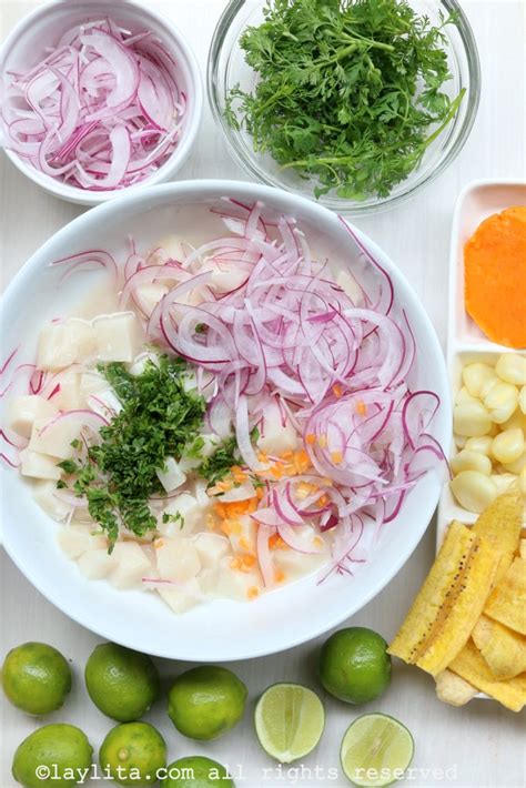 Ceviche Peruano Receta