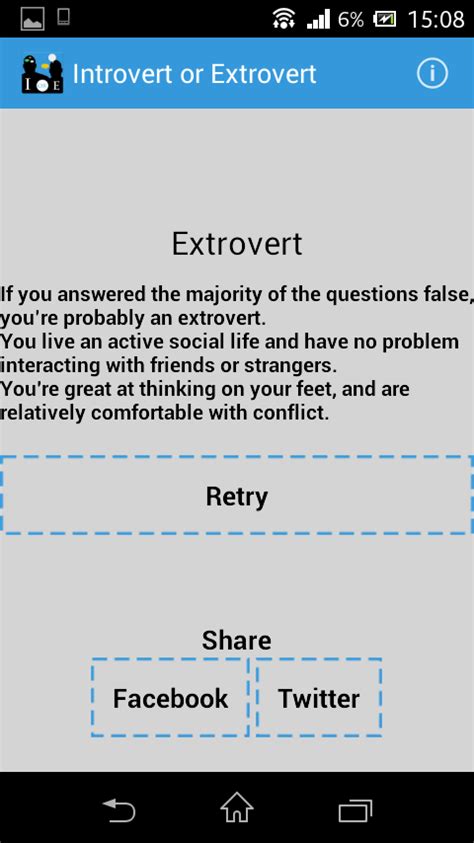 It was recently developed by daniel pink, author of to sell is human: Introvert or Extrovert Test - Android Apps on Google Play