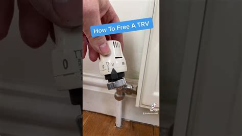 How To Repair A Radiator How To Free A Trv Thermostatic Valve Youtube