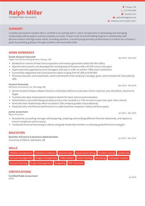 Canadian Resume Format For Foreigners Complete Guide Resumoz