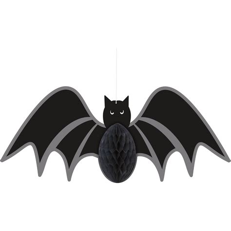 Bat Halloween Hanging Decoration 14in