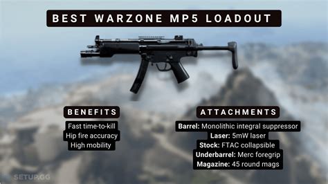 Best Mp5 Loadout In Warzone Class Setup And Attachments Setupgg