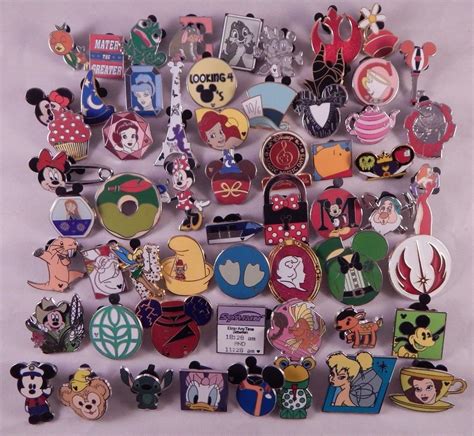 Walt Disney World Collectibles Disney Landworld Pin Trading Lot