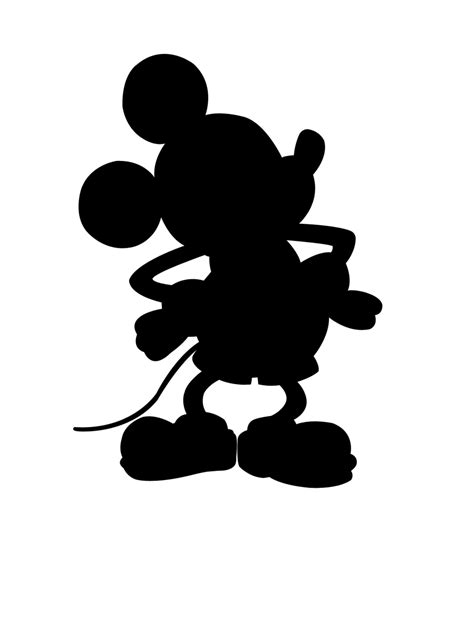 Mickey Silhouette Clip Art