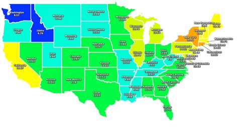 Rates are presented in cents per kilowatt hour (kwh). Estimated Energy Cost to Charge Model S