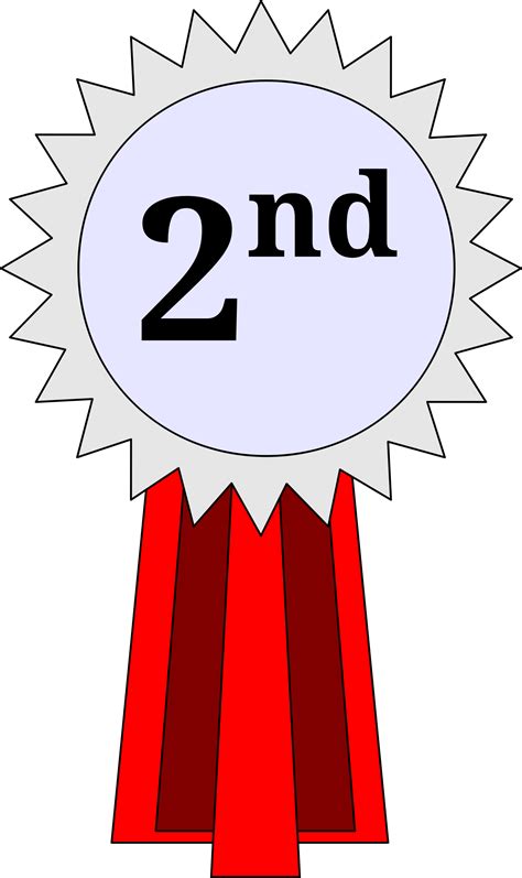 Clipart 2nd Place Ribbon