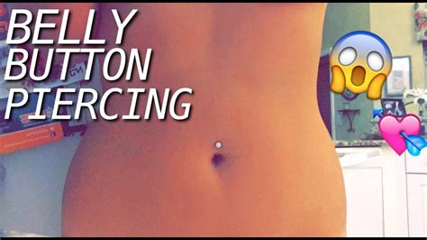 GETTING MY BELLY BUTTON PIERCED YouTube