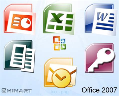 Free Office 2007 Icon Set Mylot