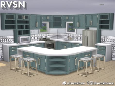 Sims 4 Cc Kitchen Opening Kitchen Minimalist By Shinokcr At Tsr