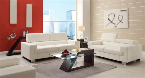 Vernon White Living Room Set From Homelegance 9603wht 3 2