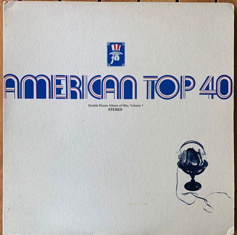 American Top 40 Casey Kasem Vinyl 2 Lp Record Set Double Dozen Volume 1