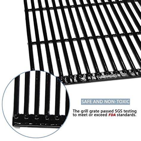 Hongso Pcf Porcelain Coated Cast Iron Cooking Grates Replacement For