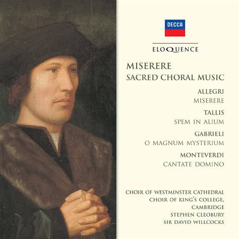 Miserere Sacred Choral Music Eloquence Classics