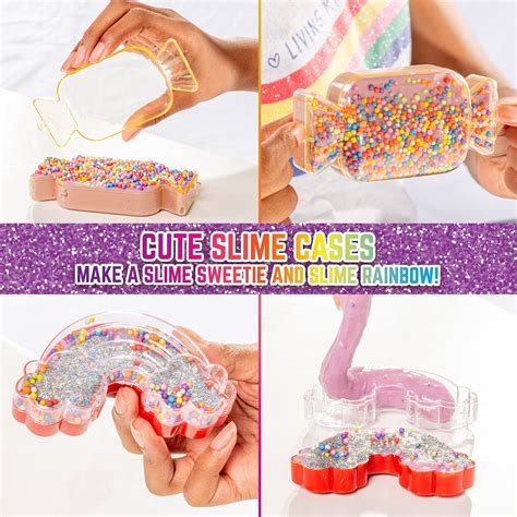 Buy Girlzone Rainbow Candy Diy Slime Kit Everything In One Egg To Make