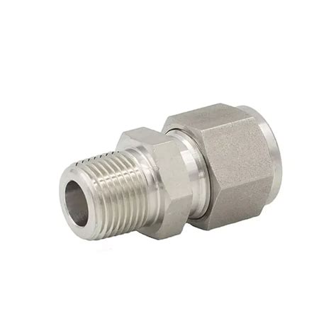 304 Stainless Steel Double Ferrule Fitting 6mm 8mm 10mm 12mm Tube To 1 8 1 4