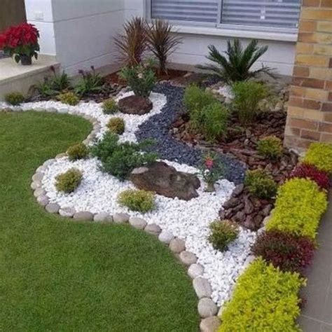 21 Best White Gravel Landscaping Ideas And Designs Small Front Yard