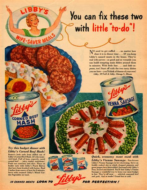 14 Interesting Vintage Food Ads From The 1950s Vintage Advertising