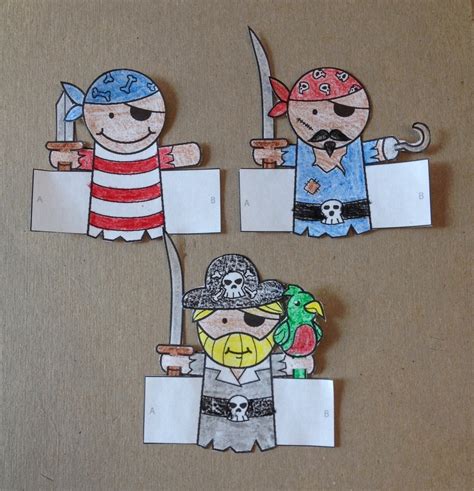 Make Your Own Pirate Finger Puppets — Puppet Showplace Theater