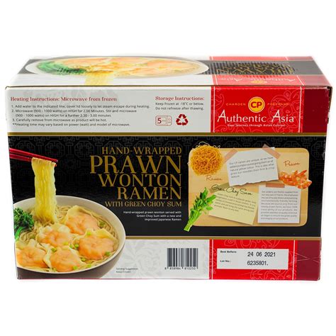 Cp Authentic Asia Prawn Wonton Ramen Soup Noodle 184kg Costco Australia