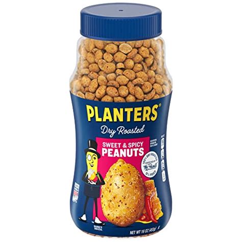 Planters Sweet And Spicy Dry Roasted Peanuts 16 Oz Pricepulse