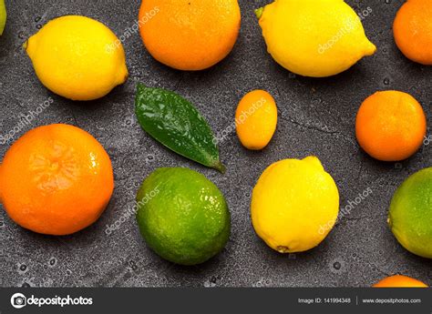 Fresh Citrus Fruits ⬇ Stock Photo Image By © Sergpoznanskiy 141994348
