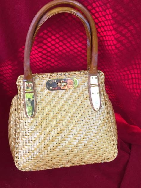 4.2 out of 5 stars 54. Vintage Purse Sacha Italy Woven Handbag Rattan | Vintage ...