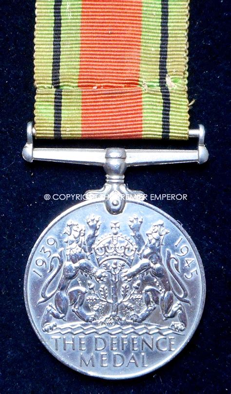 British The Defence Medal 193945 Relic Militaria Military