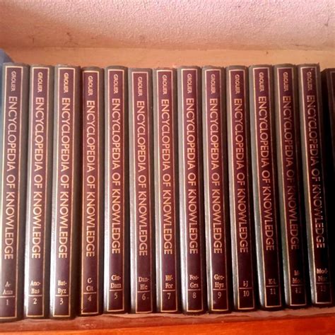 Grolier Encyclopedia Of Knowledge Complete Set Shopee Philippines