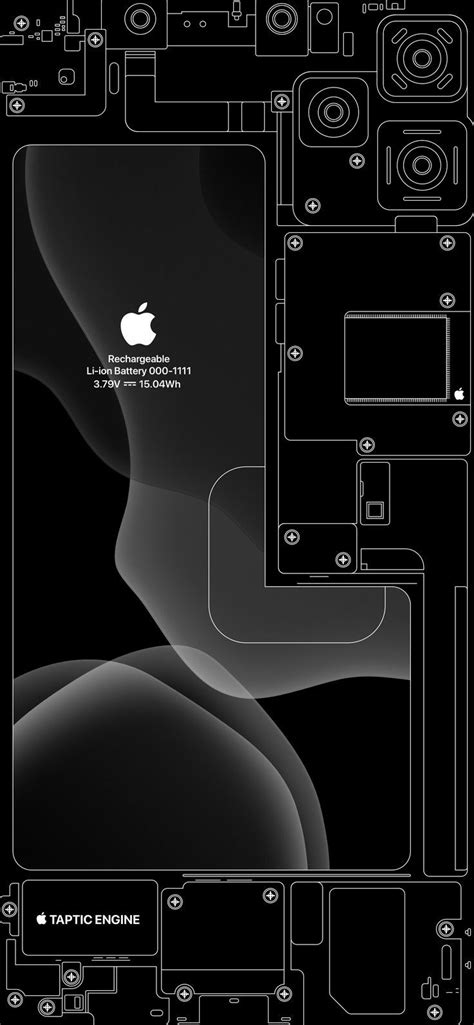 Iphone 14 Pro Schematic Wallpaper