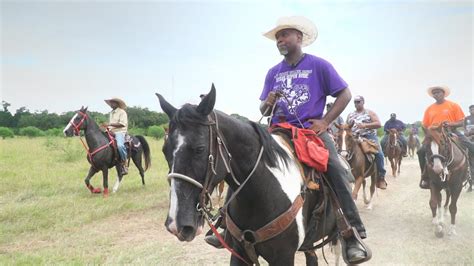 Black Cowboys Creole Trail Rides Showcase Growing Culture Youtube