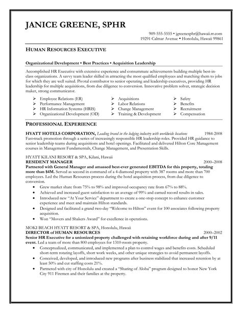 Executive Resume Template Fillable Printable Pdf And Forms