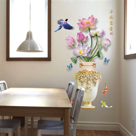 Sk9328 Modern Chinese Style Wall Sticker China Window Sticker And