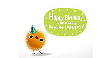 Birthday Peep Ecard American Greetings