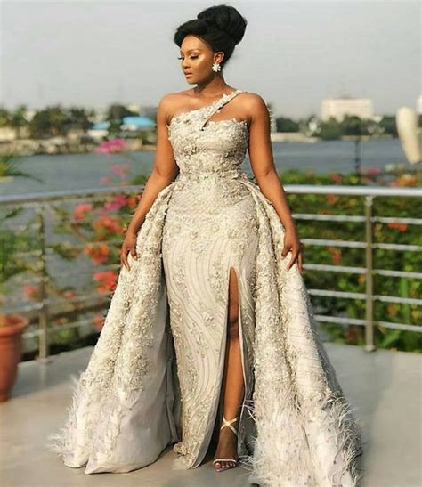 African Wedding Dress For Women Lace Wedding Dress African Etsy Robes De Mariée Africaine