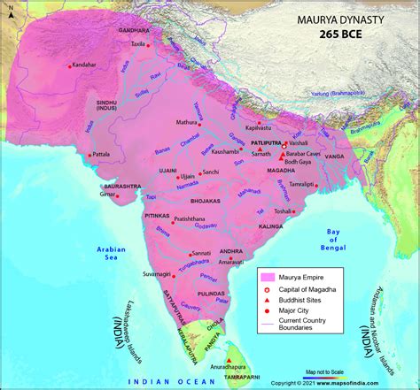 A Map Of India Showing The Major Cities And Their Respective Rivers In