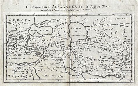 1717 Ancient Asia Asia Minor Expedition Alexander The Great Genuine