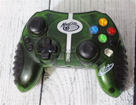Mad Catz Green Wireless Original Xbox Controller Without Receiver 24