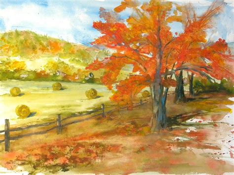 Autumn Harvest Painting By Kris Dixon