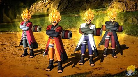 Dragon Ball Z Battle Of Z Goku Naruto Sage Mode Costume Dlc Gameplay 【full Hd】 Youtube