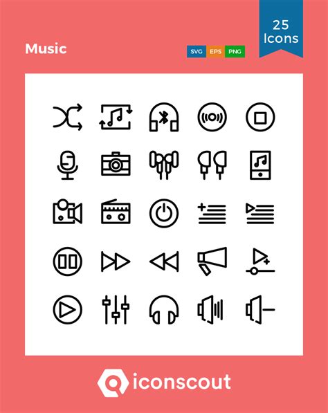 Download Music Icon Pack Available In Svg Png Eps Ai And Icon Fonts