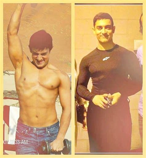 Hot Body Shirtless Indian Bollywood Model Actor Aamir Khan