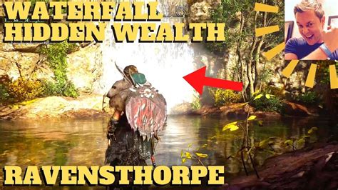 Assassins Creed Valhalla Wealth Behind Waterfall In Ravensthorpe