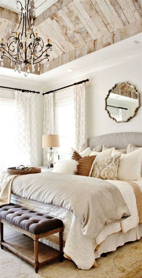30 Cozy Neutral Bedroom Design Ideas Farmhouse Master Bedroom