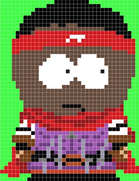 Token Cleric South Park Stick Of Truth Pattern Pixel Art Pattern